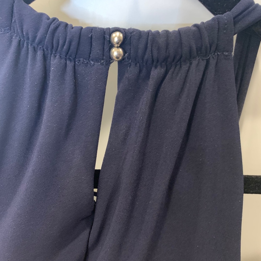 Navy Halter Style Top - Picture 8 of 8